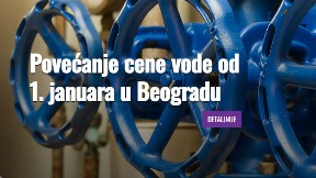 Rast cene vode od januara